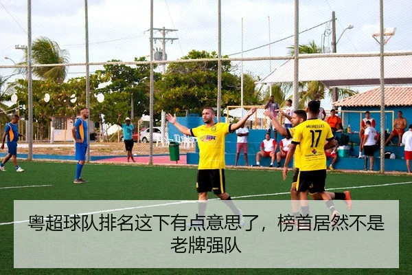 粤超球队排名这下有点意思了，榜首居然不是老牌强队