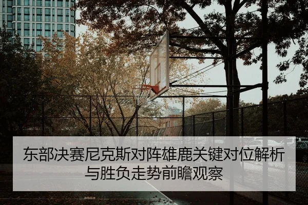 东部决赛尼克斯对阵雄鹿关键对位解析与胜负走势前瞻观察